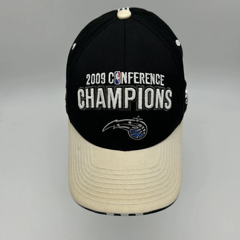 Orlando Magic Hat Cap Strap Back One Size Black NBA Basketball Finals adidas